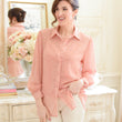 Load image into Gallery viewer, Pretty in Pink Pearl Organza Blouse