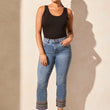 Load image into Gallery viewer, Stitch & Style Cropped Jeans
