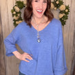 Load image into Gallery viewer, USA Cotton Slub Tunic w/Cuff Detail
