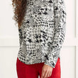 Load image into Gallery viewer, Muti Print Houndstooth Mock Top