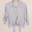 Load image into Gallery viewer, Linen Tie Top