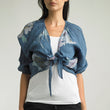 Load image into Gallery viewer, Capri Blossom Linen Shrug