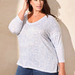 Load image into Gallery viewer, Patterned Two-Way Dolman Top