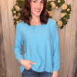 Load image into Gallery viewer, USA Cotton Slub Sweater W/ Princess Seam Detail