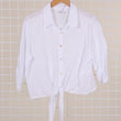 Load image into Gallery viewer, Linen Tie Top