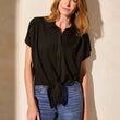 Load image into Gallery viewer, Noir Grace Tie-Top