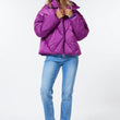 Load image into Gallery viewer, Fuchsia Quilted Puffer Coat