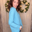 Load image into Gallery viewer, USA Cotton Slub Sweater W/ Princess Seam Detail