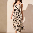 Load image into Gallery viewer, Printed Sleeveless High Low Dress