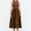 Load image into Gallery viewer, Bessette Brown Dress