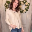 Load image into Gallery viewer, USA Cotton Slub Sweater W/ Princess Seam Detail