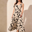 Load image into Gallery viewer, Printed Sleeveless High Low Dress