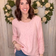 Load image into Gallery viewer, USA Cotton Slub Sweater W/ Princess Seam Detail