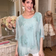 Load image into Gallery viewer, Grace Embroidered Silk Top