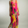 Load image into Gallery viewer, Riviera Bloom Sleeveless Silk Dress