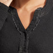 Load image into Gallery viewer, V-Neck Vintage Wash Henley
