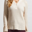 Load image into Gallery viewer, V-Neck Vintage Wash Henley