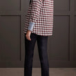 Load image into Gallery viewer, Houndstooth Shacket w/Denim & Faux Leather