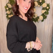 Load image into Gallery viewer, USA Cotton Slub Tunic w/Cuff Detail