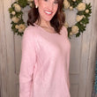Load image into Gallery viewer, USA Cotton Slub Sweater W/ Princess Seam Detail