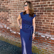 Load image into Gallery viewer, Nautical Striped French Terry Dress
