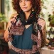 Load image into Gallery viewer, Ruby Hummingbird Scarf