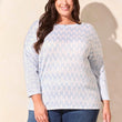 Load image into Gallery viewer, Patterned Two-Way Dolman Top