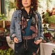 Load image into Gallery viewer, Ruby Hummingbird Scarf