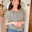 Load image into Gallery viewer, Graceful Drape Banded Blouse