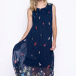 Load image into Gallery viewer, Midnight Flutter Pleated Dress