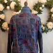 Load image into Gallery viewer, Reversible Stretch Floral Denim Jacket