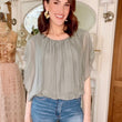 Load image into Gallery viewer, Graceful Drape Banded Blouse