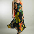 Load image into Gallery viewer, Riviera Bloom Sleeveless Silk Dress