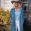 Load image into Gallery viewer, Chambray Quilted Shacket