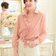 Load image into Gallery viewer, Pretty in Pink Pearl Organza Blouse
