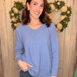 Load image into Gallery viewer, USA Cotton Cotton V-Neck Sweater