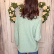 Load image into Gallery viewer, USA Cotton Slub Sweater W/ Princess Seam Detail