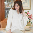 Load image into Gallery viewer, Pleated Shoulder Jacquard Blouse