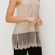 Load image into Gallery viewer, Lace Trim Layering Tank