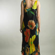 Load image into Gallery viewer, Riviera Bloom Sleeveless Silk Dress