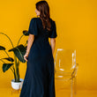 Load image into Gallery viewer, Flutter Sleeve V-Neck Maxi