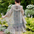 Load image into Gallery viewer, Printed Lace & Crochet Duster
