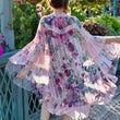 Load image into Gallery viewer, Printed Lace & Crochet Duster