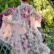 Load image into Gallery viewer, Printed Lace & Crochet Duster