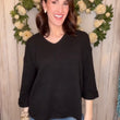 Load image into Gallery viewer, USA Cotton Slub Tunic w/Cuff Detail