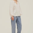 Load image into Gallery viewer, Pleated Shoulder Jacquard Blouse