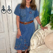 Load image into Gallery viewer, Doodle & Bloom Tee Dress