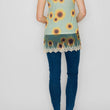 Load image into Gallery viewer, Printed Layering Tank w/Lace Hem
