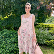 Load image into Gallery viewer, Italian Garden Floral Linen Dress