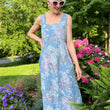 Load image into Gallery viewer, Italian Garden Floral Linen Dress